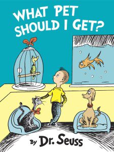 New Dr. Seuss book, What Pet Should I Get?, (photo CNN)