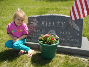 The youngest grandchild who will never remember her grandparents