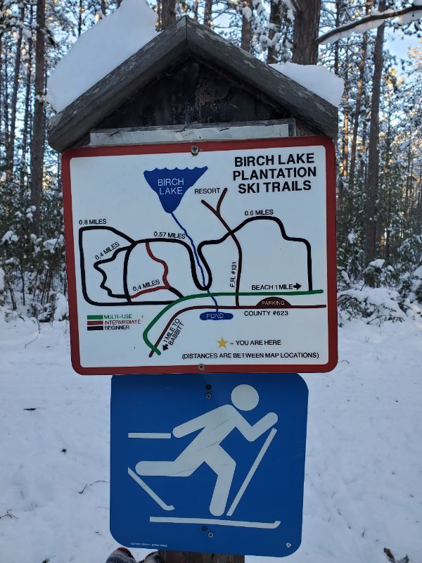 Birch Plantation Ski Map post